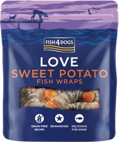 Fish4Dogs Love Sweet Potato Fiskewraps 100g